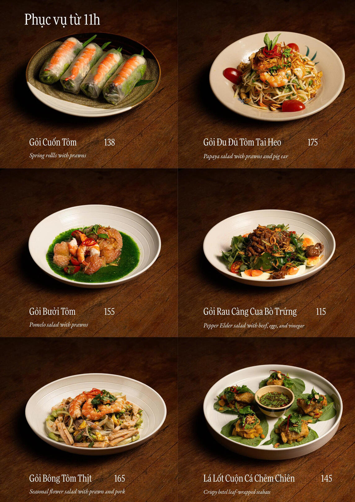 Apertizer Menu 1 Sành Kitchen - Apertizer Menu 1