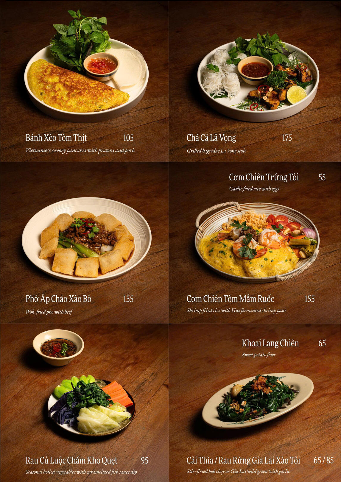 Main menu 2 Sành Kitchen - Main menu 2
