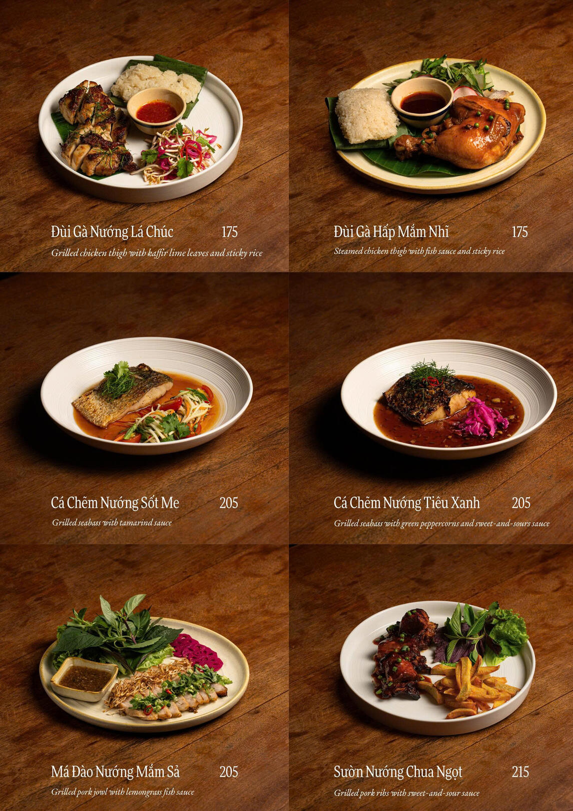 Main menu 1 Sành Kitchen - Main menu 1